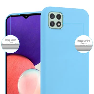 Cover Samsung Galaxy A22 5G Etui Case (Blå)