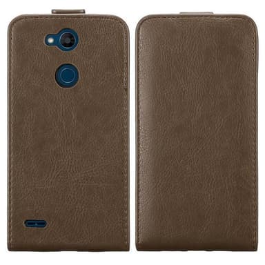 LG X POWER 3 Pungetui Flip Cover (Brun)