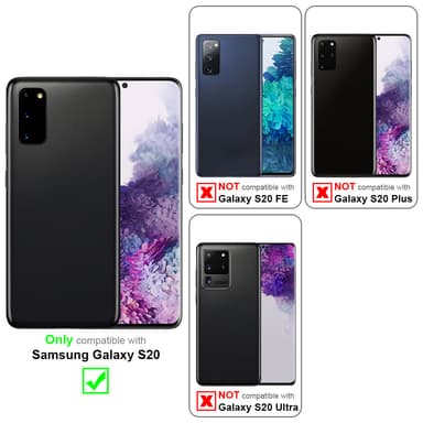 Samsung Galaxy S20 Cover Etui Case (Sort)