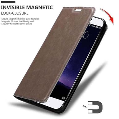 MEIZU MX6 Cover Etui Case (Brun)