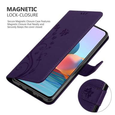 Xiaomi RedMi NOTE 10 PRO Pungetui Cover Case (Lilla)
