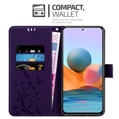 Xiaomi RedMi NOTE 10 PRO Pungetui Cover Case (Lilla)