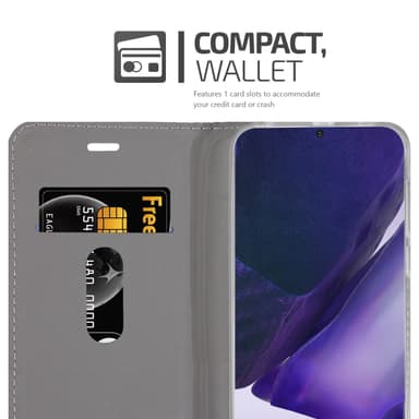 Samsung Galaxy NOTE 20 ULTRA Pungetui Cover Case (Grå)