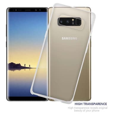 Samsung Galaxy NOTE 8 Cover TPU Etui (Gennemsigtig)