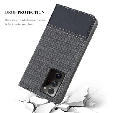 Samsung Galaxy NOTE 20 ULTRA Pungetui Cover Case (Grå)