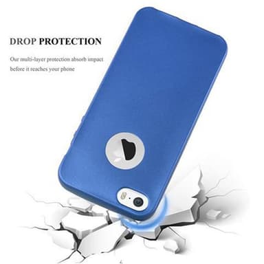 iPhone 5 / 5S / SE 2016 Cover Etui Case (Blå)