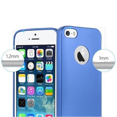 iPhone 5 / 5S / SE 2016 Cover Etui Case (Blå)