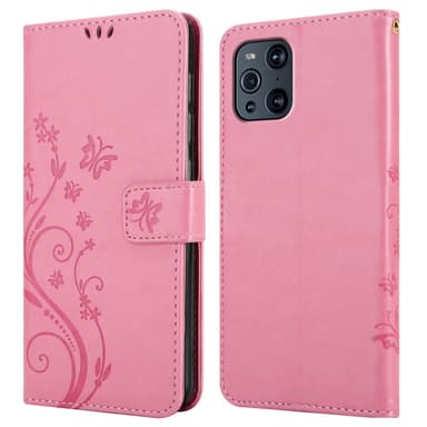Oppo FIND X3 PRO Pungetui Cover Case (Lyserød)