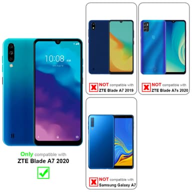 ZTE Blade A7 2020 Cover Etui Case (Rød)