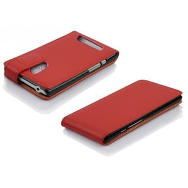 HTC Desire 500 Pungetui Flip Cover (Rød)