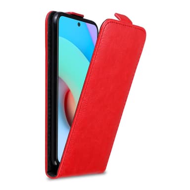 Xiaomi RedMi 10 Pungetui Flip Cover (Rød)