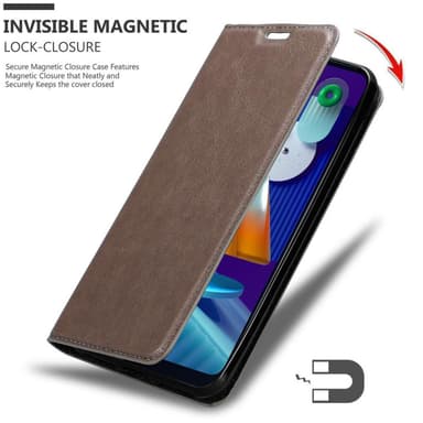 Samsung Galaxy A11 / M11 Cover Etui Case (Brun)