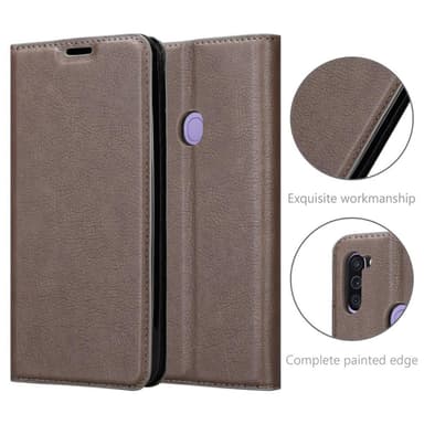 Samsung Galaxy A11 / M11 Cover Etui Case (Brun)