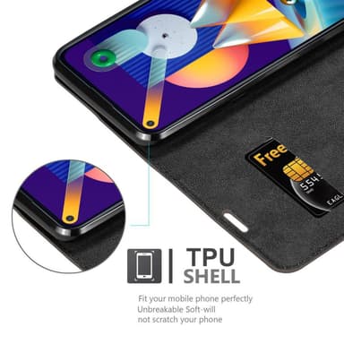Samsung Galaxy A11 / M11 Cover Etui Case (Brun)