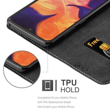 Samsung Galaxy A10 / M10 Etui Case Cover (Sort)