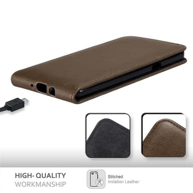 Samsung Galaxy A7 2015 Pungetui Flip Cover (Brun)