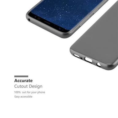 Samsung Galaxy S8 Cover Etui Case (Grå)