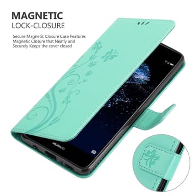 Huawei P10 LITE Pungetui Cover Case (Turkis)