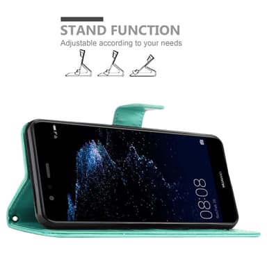 Huawei P10 LITE Pungetui Cover Case (Turkis)