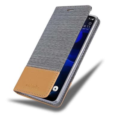 HTC Desire 19 PLUS Pungetui Cover Case (Grå)