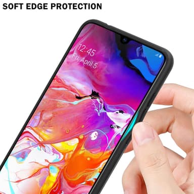 Cover Samsung Galaxy A70 / A70s Etui Case (Sort)
