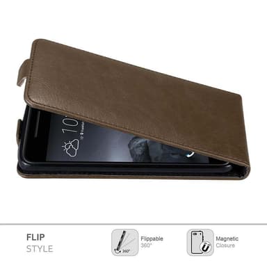 HTC ONE A9 Pungetui Flip Cover (Brun)