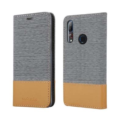 HTC Desire 19 PLUS Pungetui Cover Case (Grå)