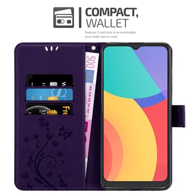 Alcatel 1S 2021 / 3L 2021 Pungetui Cover Case (Lilla)