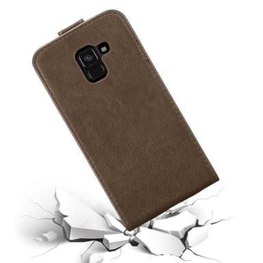 Samsung Galaxy A6 2018 Pungetui Flip Cover (Brun)
