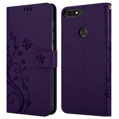 Honor 7C / Huawei Y7 2018 Pungetui Cover Case (Lilla)