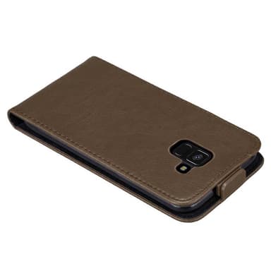 Samsung Galaxy A6 2018 Pungetui Flip Cover (Brun)