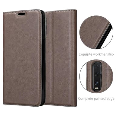 Oppo FIND X2 Cover Etui Case (Brun)