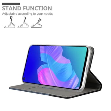 Huawei P40 LITE E Pungetui Cover Case (Blå)