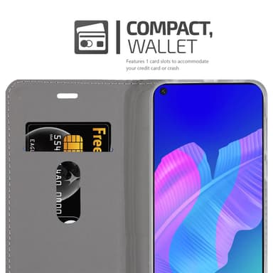 Huawei P40 LITE E Pungetui Cover Case (Blå)