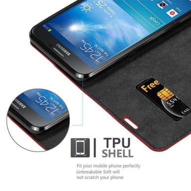 Samsung Galaxy MEGA 6.3 Cover Etui Case (Rød)