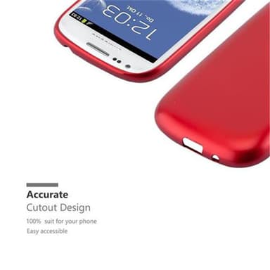 Samsung Galaxy S3 MINI Cover Etui Case (Rød)