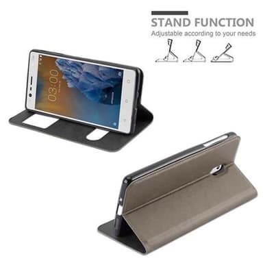 Pungetui Nokia 3 2017 Cover Case (Brun)