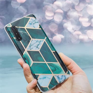 Samsung Galaxy NOTE 10 Pungetui Cover Case (Grøn)