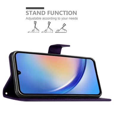Samsung Galaxy A34 5G Pungetui Cover Case (Lilla)