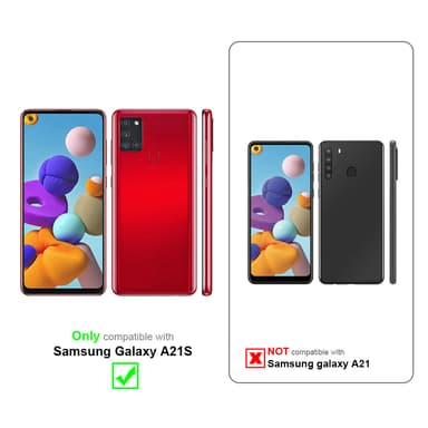 Samsung Galaxy A21s Cover Etui Case (Blå)
