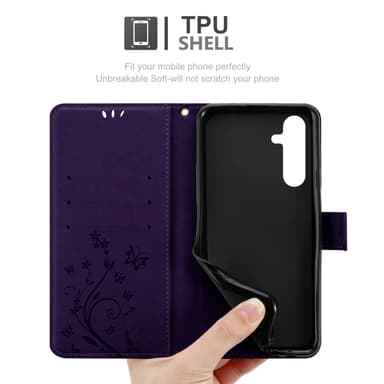 Samsung Galaxy A34 5G Pungetui Cover Case (Lilla)