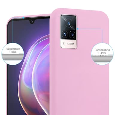 Cover Vivo V21 4G / 5G Etui Case (Lyserød)