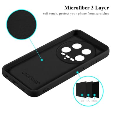 Xiaomi 14 Ultra Cover Etui Case (Sort)