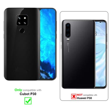 Cubot P30 Cover Etui Case (Sort)