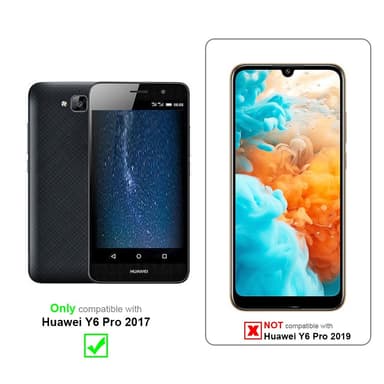 Huawei Y6 PRO 2017 Cover Etui Case (Rød)