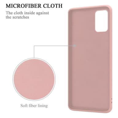 Samsung Galaxy A71 4G Cover Etui Case (Lyserød)
