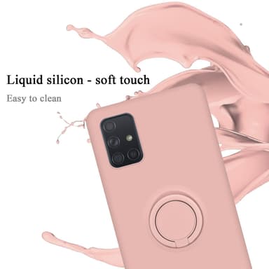 Samsung Galaxy A71 4G Cover Etui Case (Lyserød)