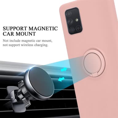 Samsung Galaxy A71 4G Cover Etui Case (Lyserød)