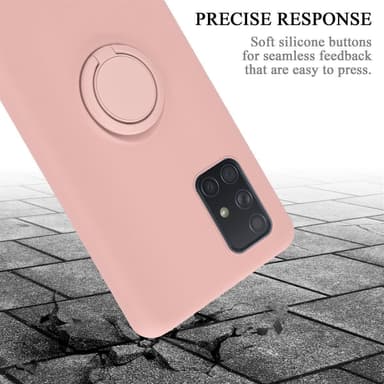 Samsung Galaxy A71 4G Cover Etui Case (Lyserød)