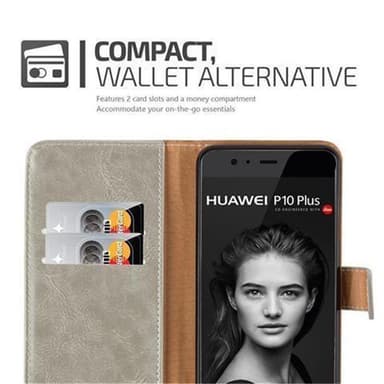 Cover Huawei P10 PLUS Etui Case (Brun)